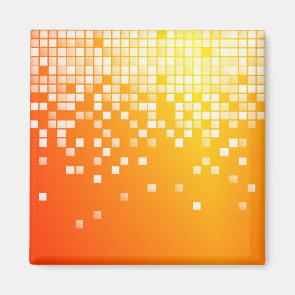 Orange Blocks Magnet