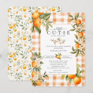 Orange Blossom Bliss Baby Shower Invitation
