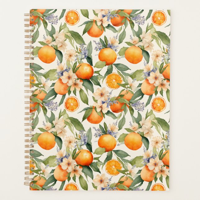 Orange Blossom Day Planner (Front)