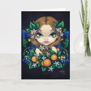 "Orange Blossom Fairy" Greeting Card