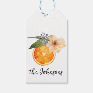 Orange Blossom Gift Tags