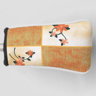 Orange Blossom Golf Head Cover
