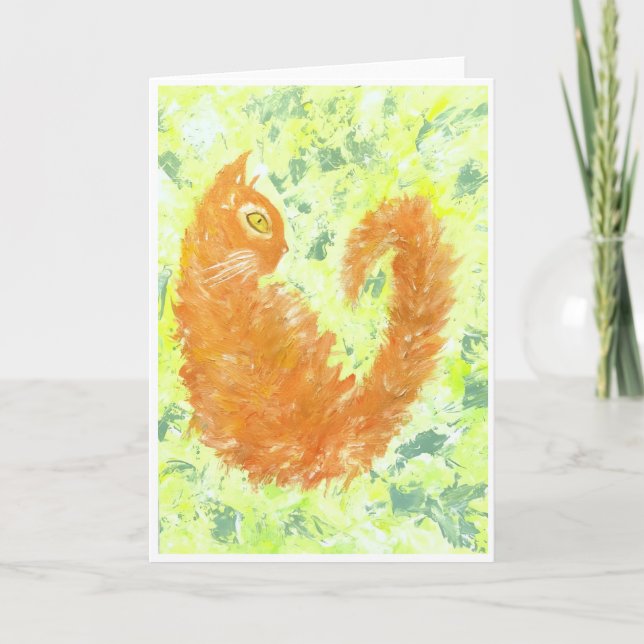 Orange Blossom Greeting Card (Front)