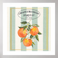 Orange Blossom - Mediterranean Citrus Label