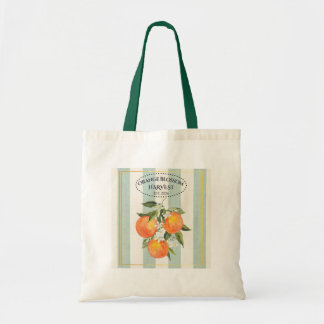 Orange Blossom - Mediterranean Citrus Label Tote Bag