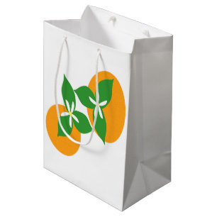 Orange Blossom Medium Gift Bag