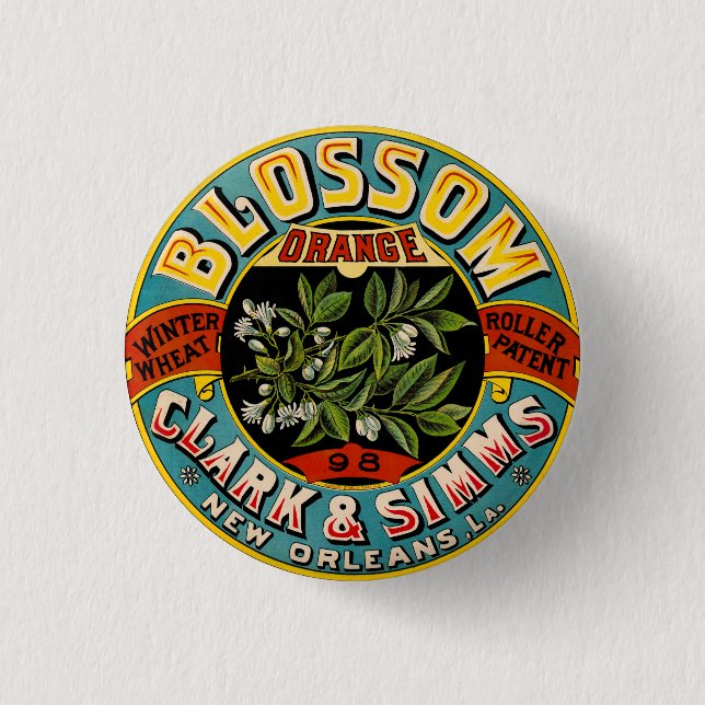 Orange Blossom Winter Wheat 3 Cm Round Badge (Front)