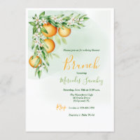 Orange Blossoms Brunch Shower