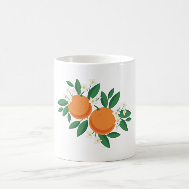 Orange Blossoms Coffee Mug (Center)