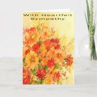 Orange Blossoms Heartfelt Sympathy