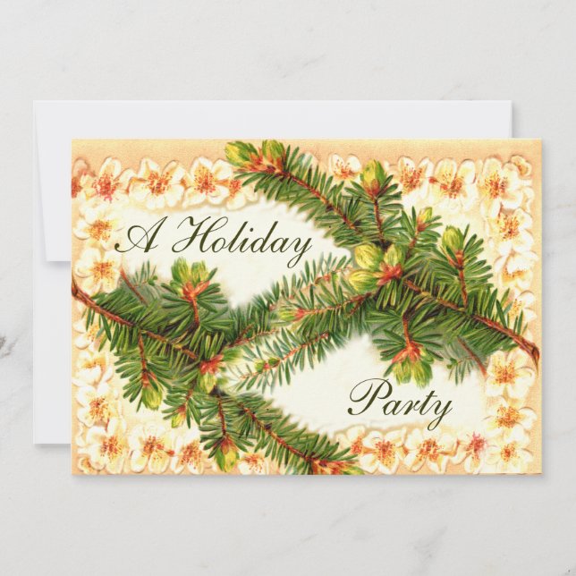 Orange Blossoms  Party Invitation (Front)