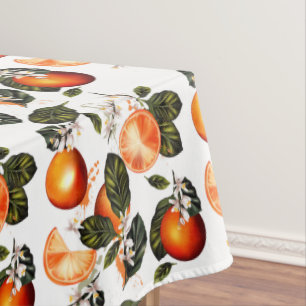 Orange Blossoms Tablecloth
