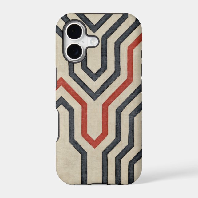 Orange & Blue Graphic Lines (Back)