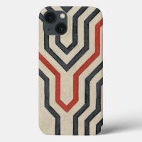 Orange & Blue Graphic Lines