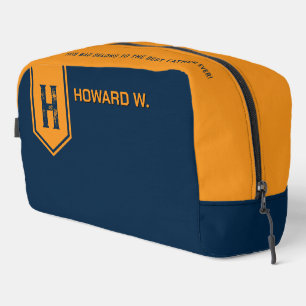 Orange Blue Toiletry bag for Man/Father