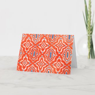 Orange Boho - Blank for your own occasion Announcement
