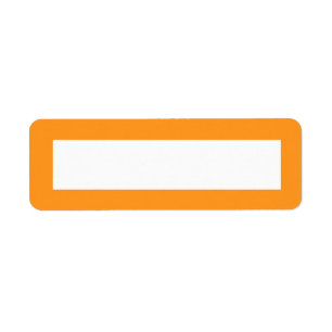 Orange border blank