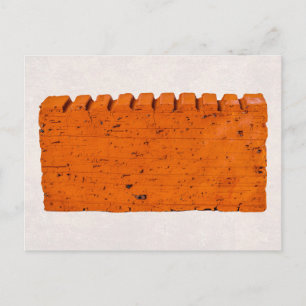 Orange Brick - Atom Of Creation Postcard