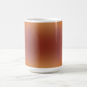 orange brown freeform gradient on mug