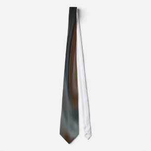 Orange brown White blue Tie