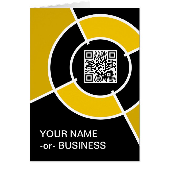 orange bullseye QR code (Front)