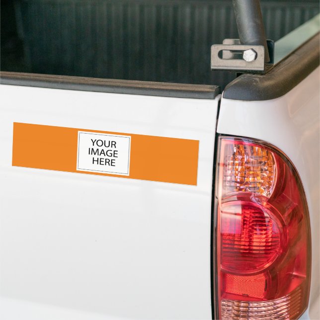 Orange #BumperSticker Bumper Sticker (On Truck)