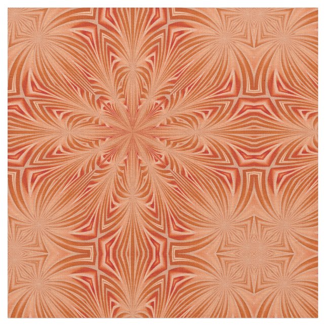 Orange Burst Fabric (Close Up)