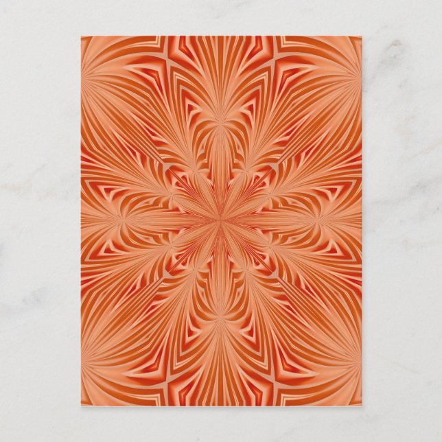 Orange Burst Postcard (Front)