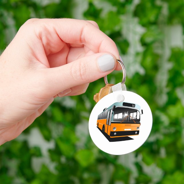 Orange Bus Key Ring (Creator Uploaded)
