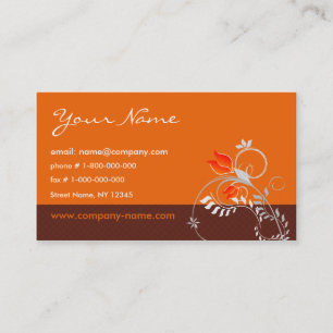 Orange - Business Card