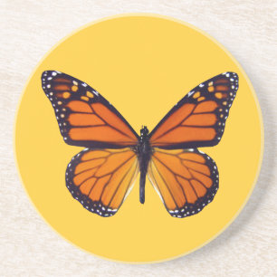 Orange Butterfly Coaster