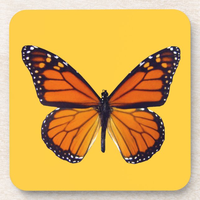 Orange Butterfly Coasters (Front)