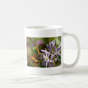 Orange Butterfly on Wild Hyacinth Apparel & Gifts Coffee Mug