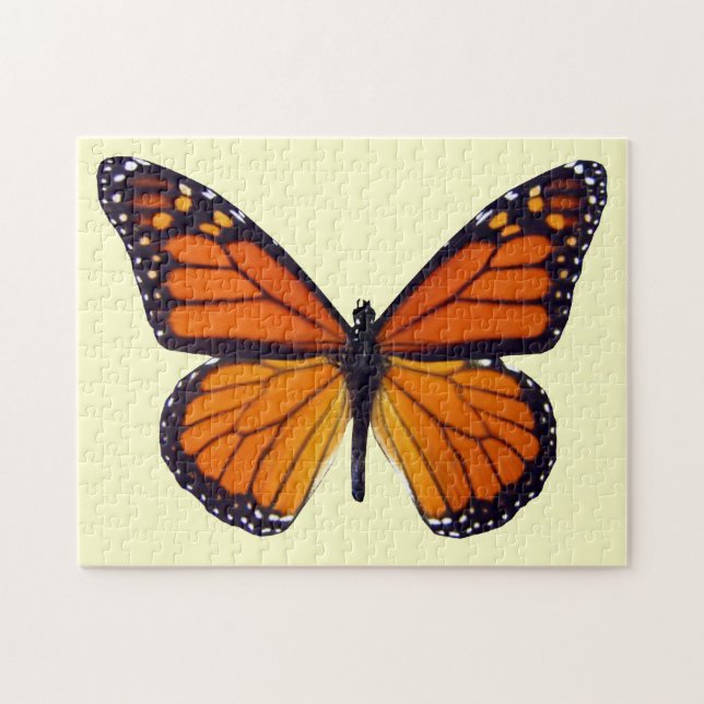 Orange Butterfly Puzzle (Horizontal)