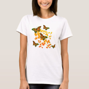 Orange Butterfly T-Shirt