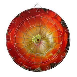 Orange-Cactus-flower Dartboard