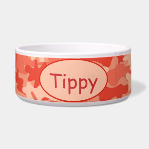 Orange Camo Camoflauge Custom Pet