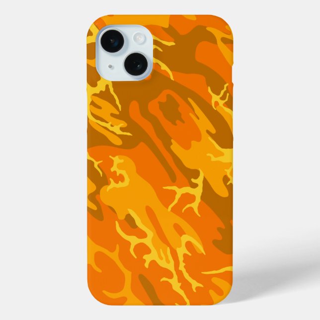 Orange Camo Case-Mate iPhone Case (Back)