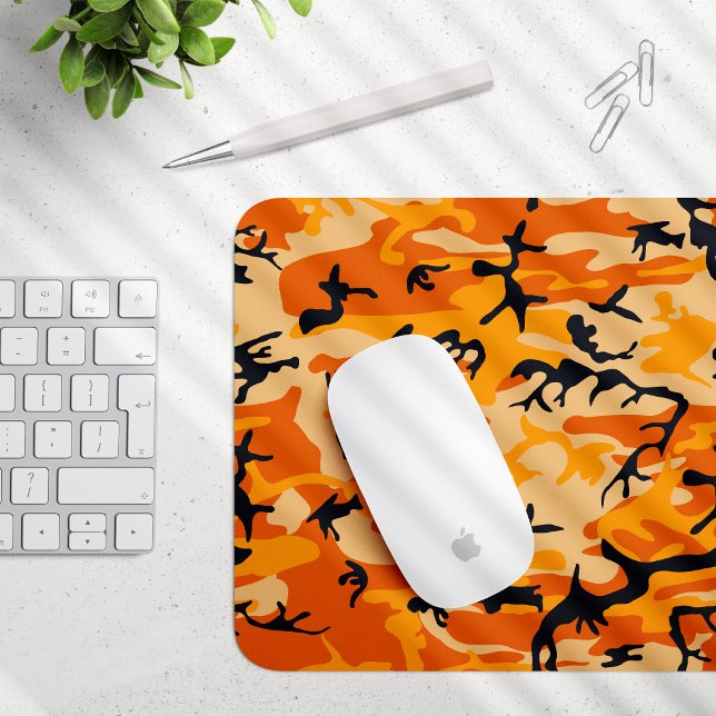 Orange Camouflage, Military, Army Mouse Mat (Creator Uploaded)