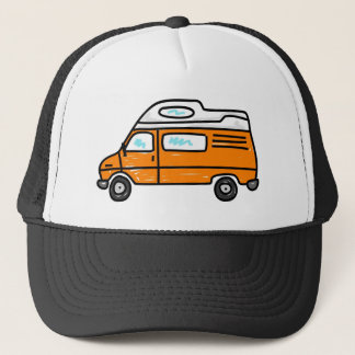 Orange Campervan Trucker Hat
