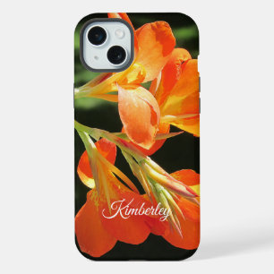 Orange Canna Lily Floral Case-Mate iPhone Case