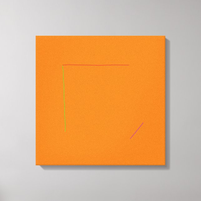 Orange Canvas Print (Front)