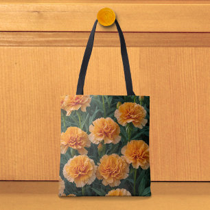 Orange Carnations Image No. 2 Tote Bag