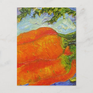 Orange Carrots Postcard