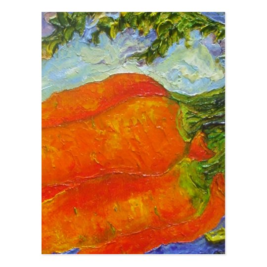 Orange Carrots Postcard