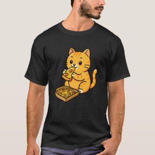 Orange Cat Animal Lover Pizza Zoo Mum Dad Kids 1 T-Shirt