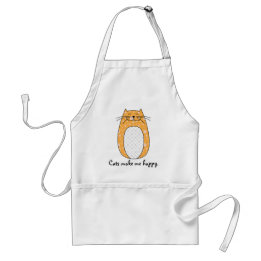 'Orange Cat' Apron