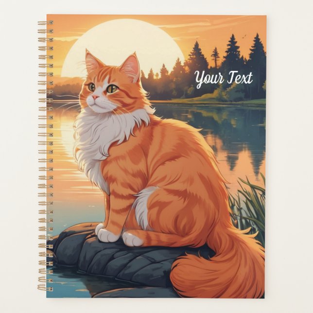 Orange Cat by Lake Planner (Front)
