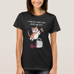 Orange Cat Coffee Mug Cat T-Shirt