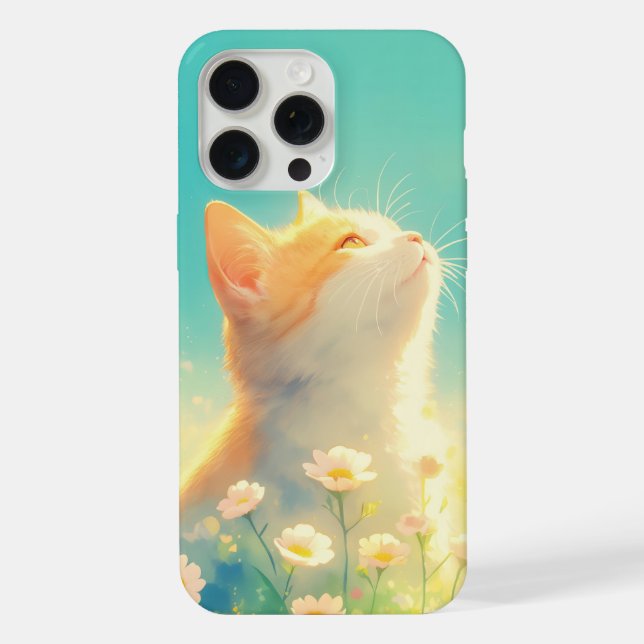 Orange Cat Daydream iPhone Case (Back)